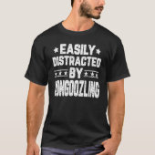 Gemakkelijk verstoord door Gongoozling Gongoozler T-shirt (Voorkant)