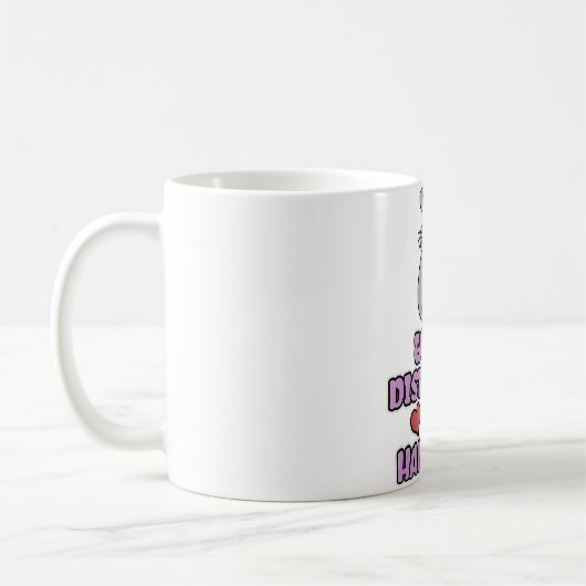 Gemakkelijk verstoord door hamsters koffiemok (Links)