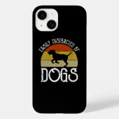 Gemakkelijk verstoord door honden Case-Mate iPhone case (Achterkant)