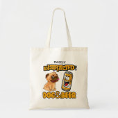 Gemakkelijk verstoord door honden en bier tote bag (Voorkant)