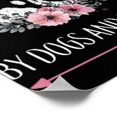 Gemakkelijk verstoord door honden en paarden poster (Hoek)