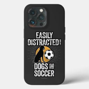 Gemakkelijk verstoord door honden en Voetbal Hoesj Case-Mate iPhone Case