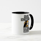 Gemakkelijk verstoord door honden en voetgangers mok (Voorkant rechts)