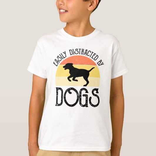 Gemakkelijk verstoord door honden t-shirt (Voorkant)