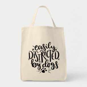 Gemakkelijk verstoord door honden tote bag
