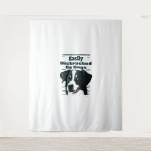 Gemakkelijk verstoord door honden wandkleed