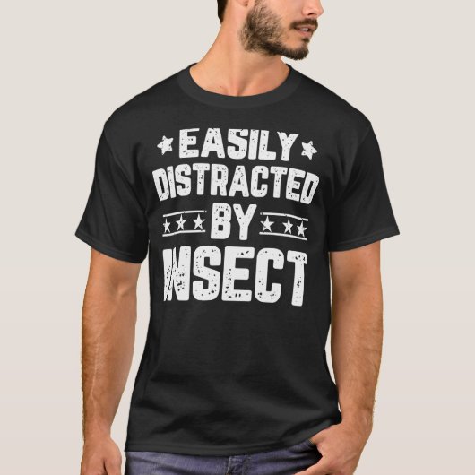 Gemakkelijk verstoord door Insect Insect Collector T-shirt (Voorkant)