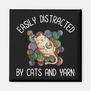 Gemakkelijk verstoord door katten en garens magneet