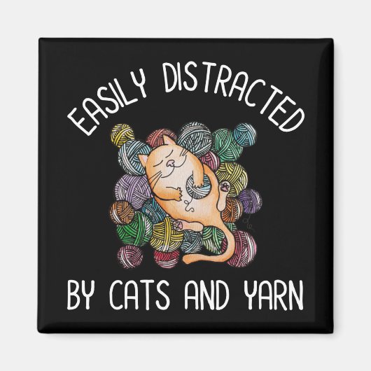 Gemakkelijk verstoord door katten en garens magneet (Voorkant)