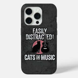 Gemakkelijk verstoord door katten en Hoesje-Mate v iPhone 15 Pro Case