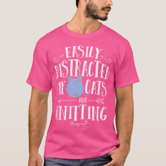 Gemakkelijk verstoord door katten en vrouwen die S T-shirt