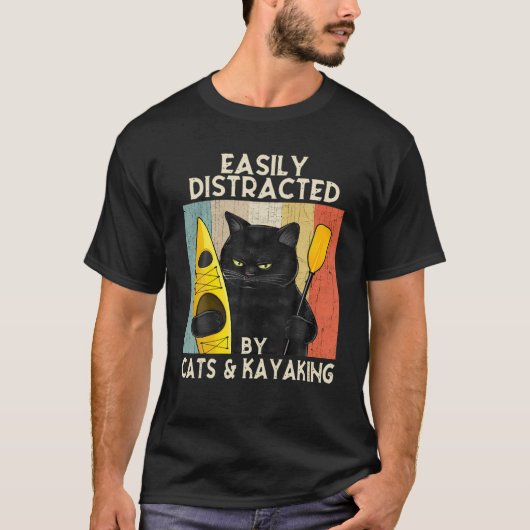 Gemakkelijk verstoord door katten t-shirt (Voorkant)