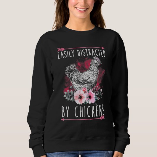 Gemakkelijk verstoord door kippen voor kippenovers trui (Voorkant)