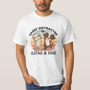 Gemakkelijk verstoord door klimmen en honden t-shirt