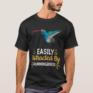 Gemakkelijk verstoord door kolibrie t-shirt
