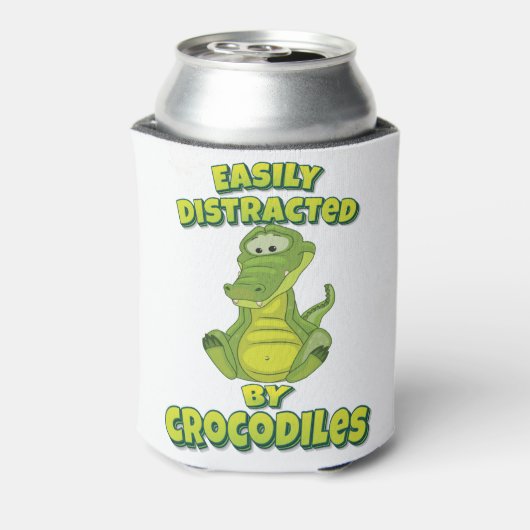 Gemakkelijk verstoord door krokodillen blikjeskoeler (Blikje Achterkant)