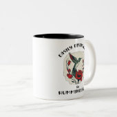 Gemakkelijk verstoord door levende vogels - vogelo tweekleurige koffiemok (Voorkant rechts)