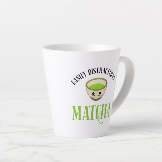 Gemakkelijk verstoord door Matcha Latte Mok (Rechterhoek)