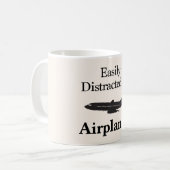 Gemakkelijk verstoord door Mok van vliegtuigen (Voorkant links)