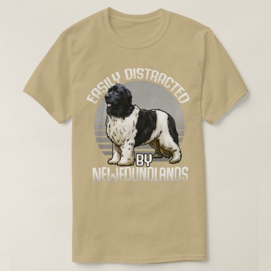 Gemakkelijk verstoord door Newfoundlands T-shirt (Design voorkant)
