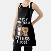 Gemakkelijk verstoord door otters en honden Funny  Schort (Insitu)