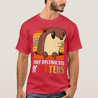 Gemakkelijk verstoord door otters t-shirt