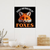 Gemakkelijk verstoord door oxes poster (Keuken)