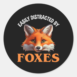 Gemakkelijk verstoord door oxes ronde sticker
