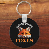 Gemakkelijk verstoord door oxes sleutelhanger (Voorkant)