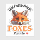 Gemakkelijk verstoord door oxes sticker (Vel)