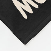 Gemakkelijk verstoord door paddenstoel fleece deken (Hoek)