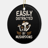 Gemakkelijk verstoord door paddenstoel keramisch ornament (Links)