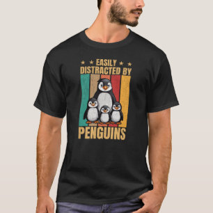 Gemakkelijk verstoord door pinguïns t-shirt