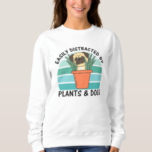 Gemakkelijk verstoord door Planten en honden Plant Trui