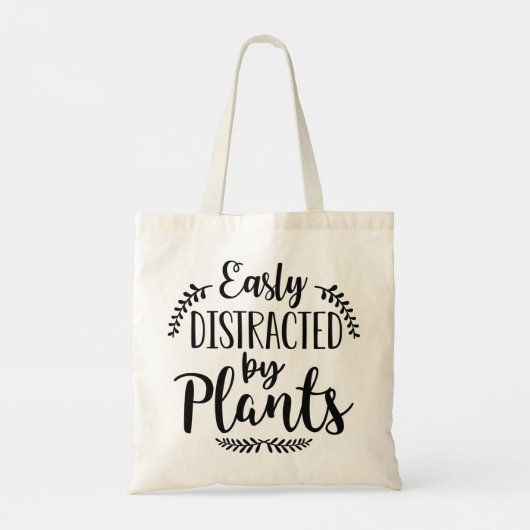 Gemakkelijk verstoord door Planten Tote Bag (Achterkant)