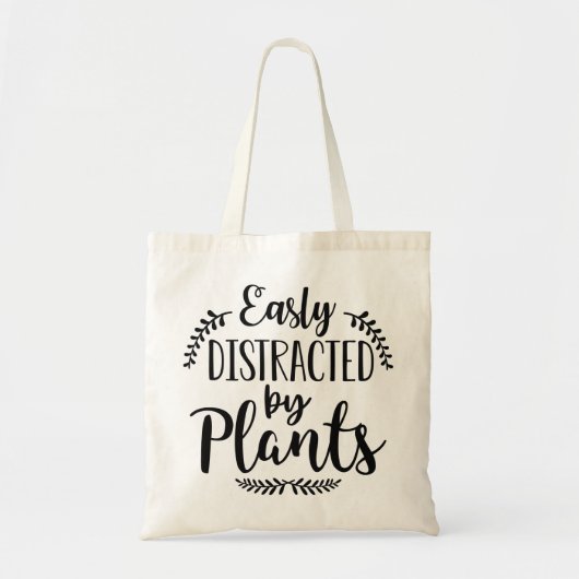 Gemakkelijk verstoord door Planten Tote Bag (Voorkant)