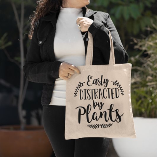 Gemakkelijk verstoord door Planten Tote Bag