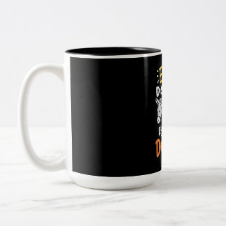 Gemakkelijk verstoord door sleutels tweekleurige koffiemok