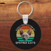 Gemakkelijk verstoord door synxkatten sleutelhanger (Voorkant)