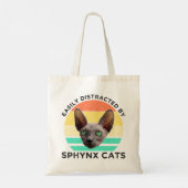 Gemakkelijk verstoord door synxkatten tote bag (Achterkant)