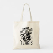 Gemakkelijk verstoord door tenis tote bag (Achterkant)