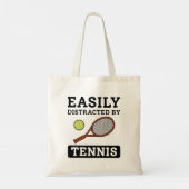 Gemakkelijk verstoord door tenis tote bag (Achterkant)