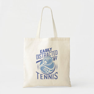 Gemakkelijk verstoord door tenis tote bag