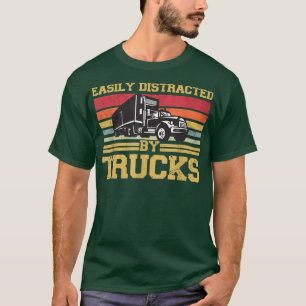Gemakkelijk verstoord door Trucks Retro  Truck Dr. T-shirt