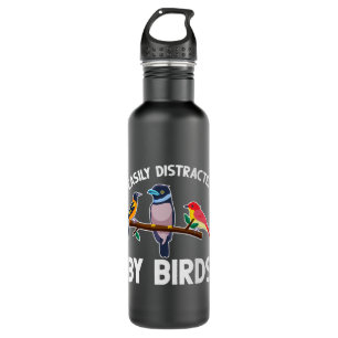 Gemakkelijk verstoord door vogelaars vogelwateren  waterfles 