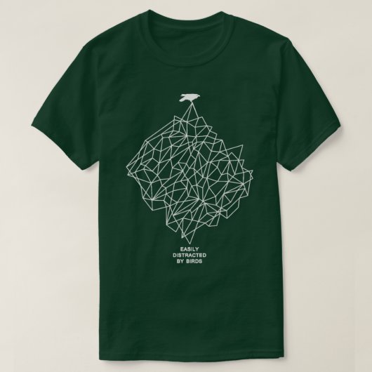 Gemakkelijk verstoord door vogels 14 t-shirt (Design voorkant)