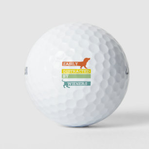 Gemakkelijk verstoord door Wenen SaUSE Dachshund Golfballen