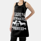 Gemakkelijk verstoord door Wieners Dachshund Dog Schort (Insitu)
