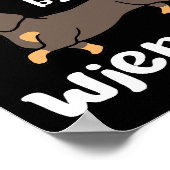 Gemakkelijk verstoord door Wieners Funny Dachshund Poster (Hoek)