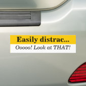 Gemakkelijk vervormd bumpersticker (Op auto)
